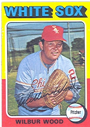 1975 Topps Baseball Cards      110     Wilbur Wood